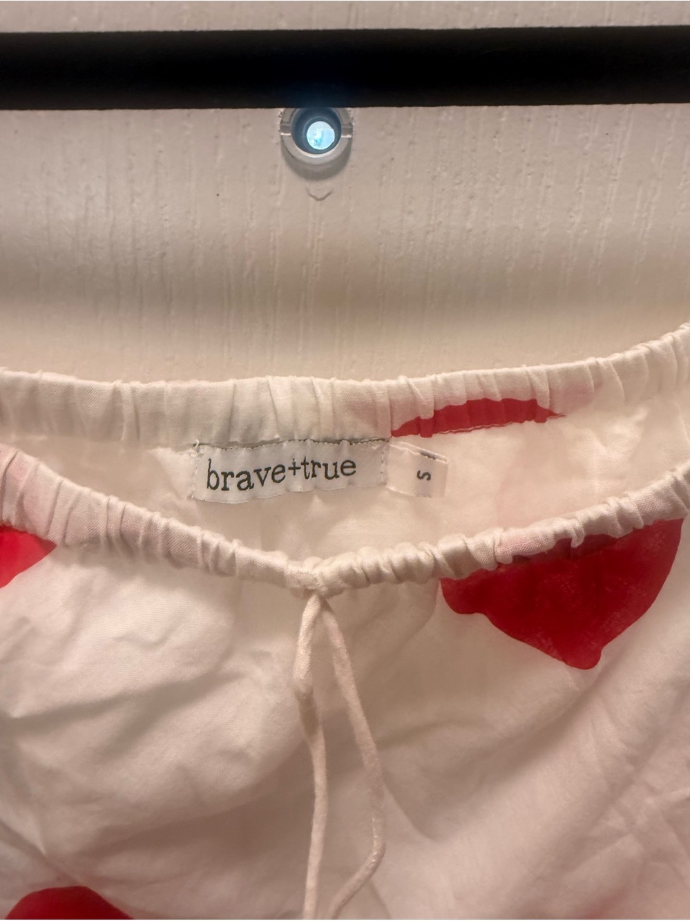 Brave+True Polka Dot Maxi Skirt - Red/White Size S NWOT - Picture 4 of 4